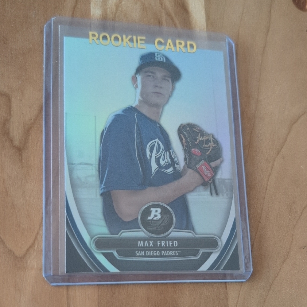 2013 Bowman Platinum Prospects Max Fried Rookie Card Yankees Braves Padres